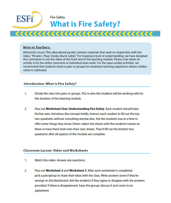 essay about fire safety engineering